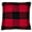 Red, variant on Fennco Styles GÃªnes Collection Buffalo Plaid Chindi 100% Cotton Table Runner 16 x 72 Inch - Black