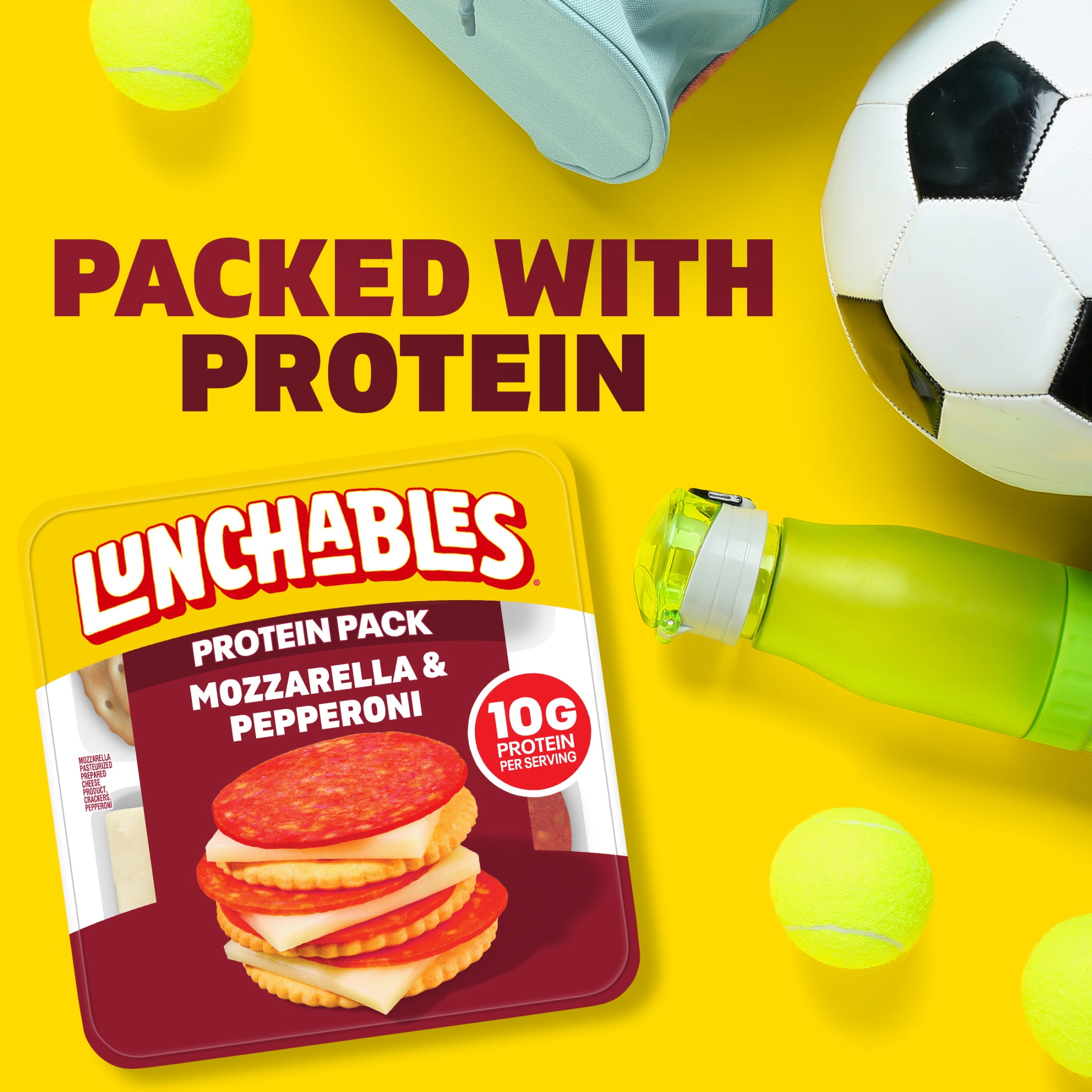 Lunchables - Brandclub - Lunchables Pepperoni and Mozzarella Cracker Stackers, 2.25 oz Tray, Refrigerated Packaged Meal Lunchables - Brandclub - Lunchables Pepperoni and Mozzarella Cracker Stackers, 2.25 oz Tray, Refrigerated Packaged Meal