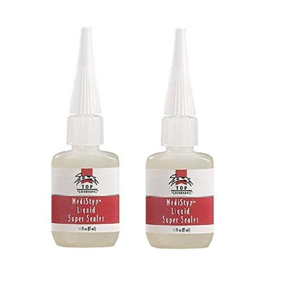 MediStyp Liquid Bandage Super Sealer Heal Dog Grooming Pet Injuries .5 Oz Bottle(Two Bottles)