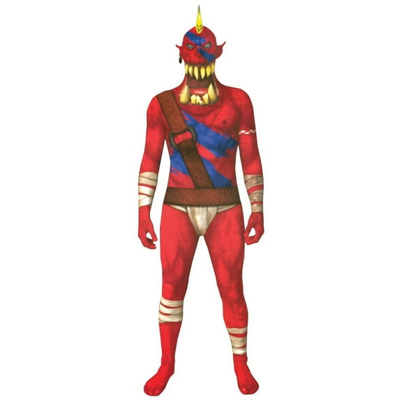 Loftus International Jaw Dropper Red Morphsuit Costume Adult Medium Male