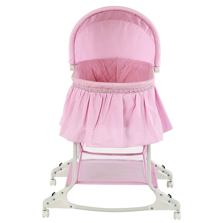 Pink shop bassinet walmart