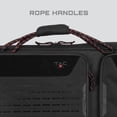 thumbnail image 6 of Tac-Six™ 42" Lockable Squad Gun Case, Laser Cut Molle Front, Black, 6 of 16