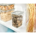 thumbnail image 3 of iDesign Small Tall Dry Goods Storage Bin, 3.93" L x 5.3” W x 6” H, Clear, 3 of 7