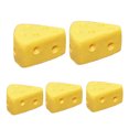 thumbnail image 2 of Gwong Juguete 5pcs Mini Simulation Cheese Cake Cut Pieces Modelo Dollhouse Juguete DIY Play Regalo Gwong 30008432, 2 of 7