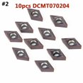 thumbnail image 1 of 10Pcs 40 Types CNC Carbide Tips Inserts Blade Cutter Lathe Turning Tool + Box Tu, 1 of 6