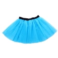 thumbnail image 5 of XEGLSBU Tutu Skirt for Women Adults Carnival Colors Three Layer Elegant Performance Skirt for Contemporary Dancewear Stage Show Skirt with Tiered Flowy Movement Female Skirt Blue One Size, 5 of 5