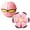Pink-no light, variant on Magic Meta Ball, Magic Bouncing Balls with No Light, Magic Meta Ball Flying Saucer, Dual Form Freely Switchable Bouncy Ball for Indoor & Outdoor