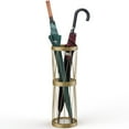 thumbnail image 1 of Mango Steam Porte-Parapluie en Métal Simple pour Salon Ou Entrée, or Haut, 1 of 2