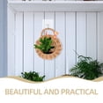 thumbnail image 2 of Shisuyan Rustic Wall Hanging Flower Basket Rattan For Kitchen Use 1Pcs 7.9X6.5X3.5in, 2 of 9