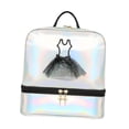 thumbnail image 2 of Mochila de regalo para danza de ballet perfecl bolsa de gimnasio plata, 2 of 8