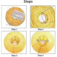 thumbnail image 4 of 20pcsWhiteroundpaperlanternswithribs,differentsizes[hp], 4 of 5