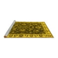 thumbnail image 2 of Ahgly Company Machine Washable Indoor Rectangle Oriental Yellow Industrial Area Rugs, 5' x 7', 2 of 4