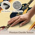 thumbnail image 6 of ODIKA 5'x7' Washable Area Rug Guitar Rock Music Themed Vintage Vinyl Amplifier Motifs Record for Small Living Room, Bedroom, Easy Care, Non-Shedding, Pet Friendly, 6 of 7