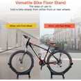thumbnail image 3 of Cyfie Adjustable Bike Floor Parking Rack Home Garage Bike Storage Stand, Indoor Outdoor Bicycle Floor Holder Stands for 20"-29"  Bike/Mountain Bike /Road Bikes, Max Tire width is 3.5", 3 of 9
