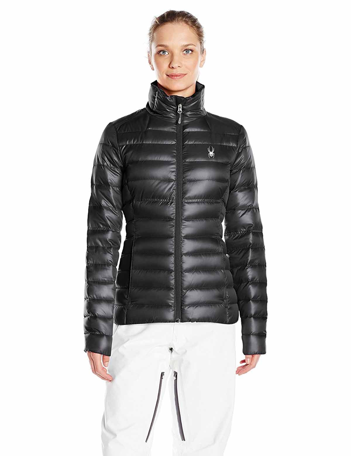 black womens spyder jacket