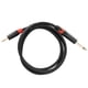 thumbnail image 3 of Cable Adaptador Macho De 6,5 Mm Y 3,5 Mm A Macho De 6,5 Mm Convertidor Profesional Plug And Play De 3,5 Mm A 6,5 ​​mm De 4,9 Pies, 3 of 7