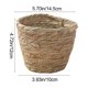 thumbnail image 3 of Maceta de mimbre tipo cesta | Contenedor para arreglos florales de imitación | Soporte decorativo para plantas para la decoración del hogar, jardín e interiores, 3 of 6