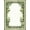 White Gold Green, Pattern 8, variant on ODIKA 8'x10' Washable Area Rug Vintage Engraved Funky Currency Note Bold Border Collage Motif for Living Room, Under Sectional, Family , Durable, Non-Slip