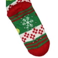 thumbnail image 3 of Dr Seuss The Grinch Adult Fair Isle Sweater Knit Sherpa Lined Slipper Socks For Men and Women, 3 of 8