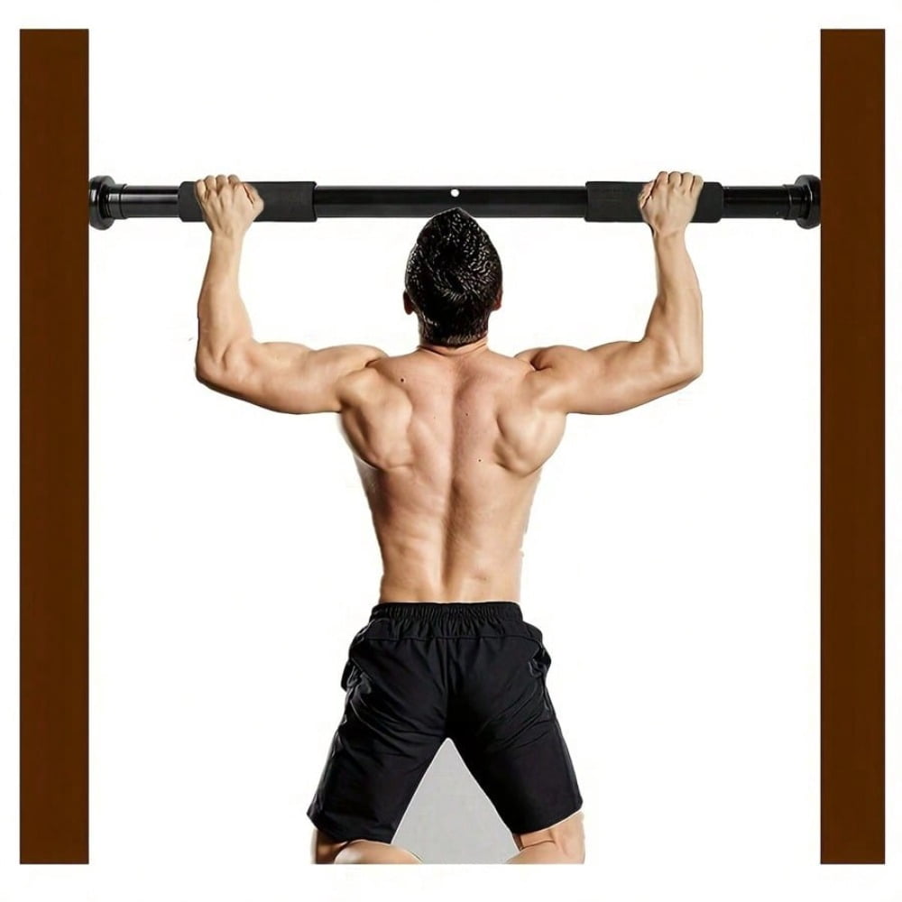 Adjustable No-Drill Doorway Pull Up Bar, Stainless Steel, 1 Pack