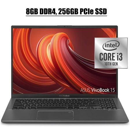 ASUS VivoBook 15 2020 Newest Thin and Light Laptop I 15.6" FHD Display I 10th Gen Intel Core i3-1005G1(> I5-7200U) I 8GB DDR4 256GB PCIe SSD I Fingerprint Win 10
