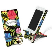 Blue Roses Design Personalized Cell Phone Stand