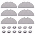 thumbnail image 1 of Washable Mopping Cloths Pads Water Tank Filters for S6, S6 Pure, S6 MaxV, S5 Max, S5, E4, E35 E2 Robot Vacuums, 1 of 5