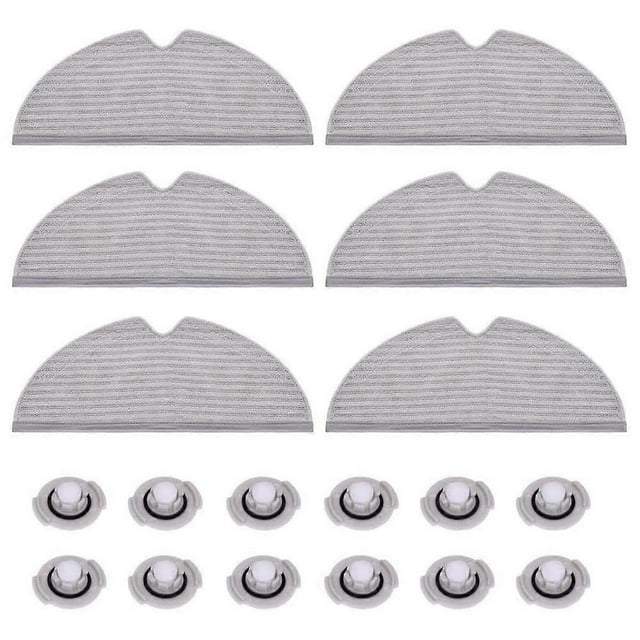Washable Mopping Cloths Pads Water Tank Filters for S6, S6 Pure, S6 MaxV, S5 Max, S5, E4, E35 E2 Robot Vacuums