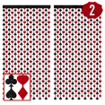 thumbnail image 1 of Cortinas de aluminio Party Decorations xo, Fetti Casino, color rojo y negro, 1 of 7
