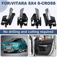 thumbnail image 4 of Exquisite 4Pcs for Vitara SX4 S- Car Interior Door Handle 83130-61M10 83110-61M10 Black, 4 of 5