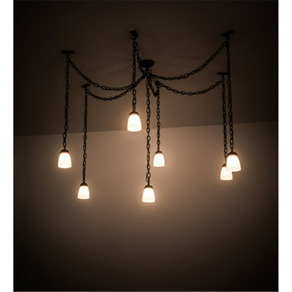 Meyda Tiffany 29588 7 Light 12" Wide Linear Pendant - Bronze