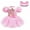 Pink C, variant on Baby Girl Mini Mouse Costume Romper with Headband Halloween Birthday Party Dress Onesie, Size for 9-12 Month