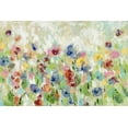 thumbnail image 2 of Vassileva, Silvia 24x17 White Modern Wood Framed Museum Art Print Titled - Springtime Meadow Flowers, 2 of 4