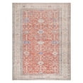 thumbnail image 5 of CAMILSON Machine Washable Rug Distressed Vintage Area Rugs Stain and Water Resistant Traditional Bohemian Indoor Carpet (10x14 2006-Orange), 5 of 9