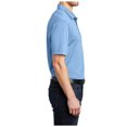 thumbnail image 3 of Yellow Rooster Mens Short Sleeve Shadow Stripe Polo Shirt Carolina Blue XS, 3 of 7