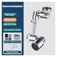 thumbnail image 2 of 1080 Degree Universal Extension Faucet Washbasin Tap Splash Aerator Splash Filter Faucet Faucet Adaptor Rotary Robot Arm Faucets ,Easy to Install, 2 of 7