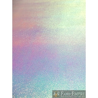 Holographic Transparent Plastic Vinyl Fabric 54 Wide Sold By The