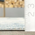 thumbnail image 3 of nuLOOM Sherri Abstract Machine Washable Area Rug, 8' x 10', Blue, 3 of 10