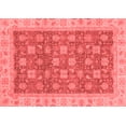 thumbnail image 1 of Ahgly Company Machine Washable Indoor Rectangle Oriental Red Traditional Area Rugs, 5' x 8', 1 of 4