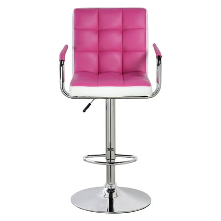 Pink Butterfly Stool - United Chair Industries Adjustable Swivel Barstool - Set of 2
