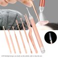 thumbnail image 1 of Ear Wax Cleaner  Earpick  Ear Curette  Ear Wax Remover  Earpick Set 7PCS/Set Ear Wax Cleaner Remover Set Earpick Flashlight Ear Curette Home Ear Care Tool, 1 of 8