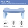 thumbnail image 6 of Raindrops Foot Stool Toilet Stable Support Blue PP 1Set 15.6X8.5X6.9In, 6 of 6