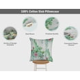 thumbnail image 3 of Vargottam Luxury, Printed Mint Green CushionCoversDecorative PillowCoversSquareThrow Pillowcase -20x20Inches, 3 of 5