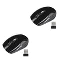 thumbnail image 3 of jesticaly Computer 2.4Ghz Wireless Optical Mouse Quick Speed Low Latency 6 Buttons Plastic Gaming Mice Desktop PC Portable Matte Black 2Set, 3 of 6