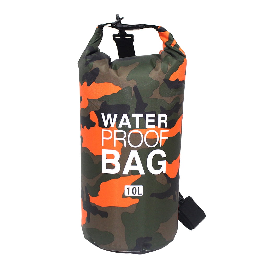Details about   Outdoor Bag Camouflage Portable Rafting Diving Dry Bag Sack PVC Waterproof 