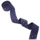 thumbnail image 3 of 1 rollo de cinta de corazón con lámina dorada de 5 yardas con borde de encaje festoneado para ramos de boda, decoraciones de fiesta y envoltura de regalos (azul oscuro), 3 of 7