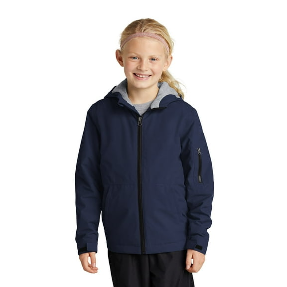 Sport-Tek YST56 Youth Waterproof Insulated Jacket, True Navy , L
