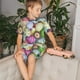 thumbnail image 4 of Fotbe Colorful Easter Eggs Pijama Estampada de 2 Piezas para Niños – Ropa de Dormir de Manga Corta Cómoda para Niños y Niñas, Camiseta y Shorts de Algodón-XX-Large, 4 of 6