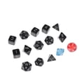 thumbnail image 2 of Dados Poliédricos TRPG, Dados Acrílicos Para Juegos De Mesa, 15 Uds. Sunnimix Juegos de dados poliédricos, 2 of 6
