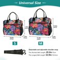 thumbnail image 4 of FORMRS Insulated Lunch Bag for Work School Unisex Large Capacity Cooler with Shoulder Strap, Serene Floral Pattern, 4 of 6